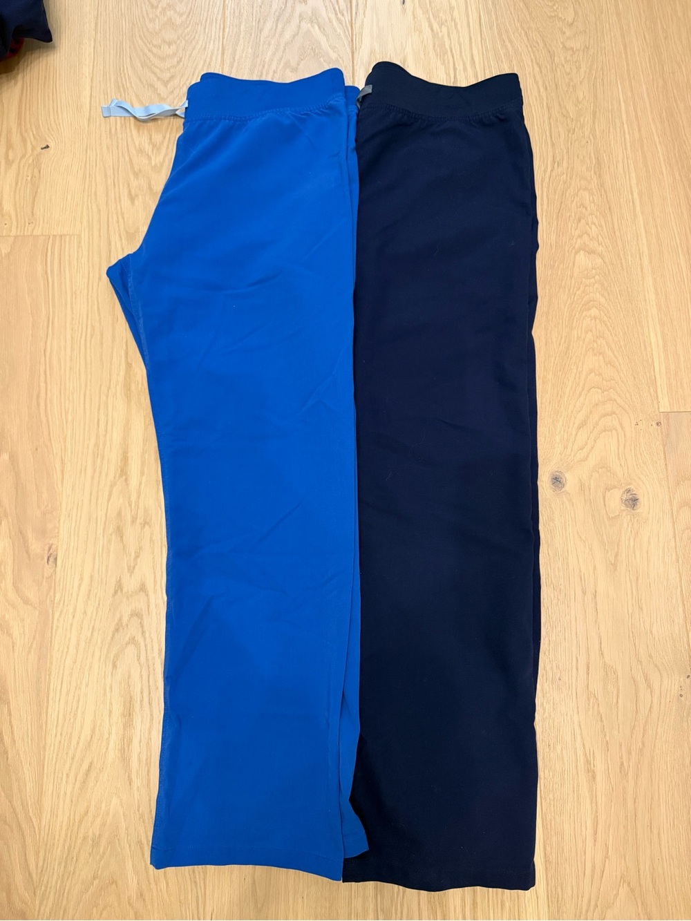 Figs Straight Leg Pants in Royal Blue and Navy